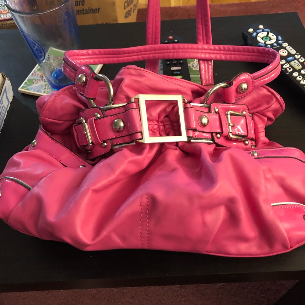 Wilson Leather Pink & Black Purses